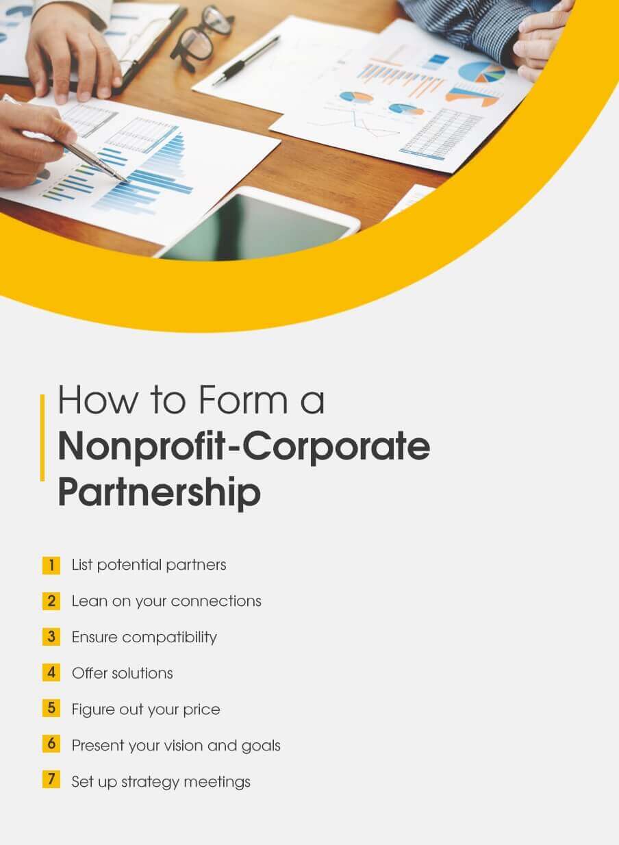 How to form a nonprofit-corporate partnership